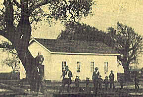 Vacaville Church Building in 1858 