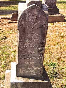 Headstone of John Rigdon