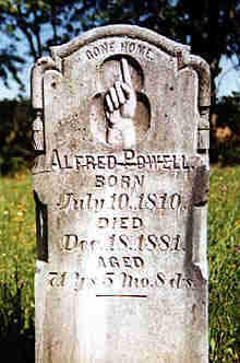 Alfred Powell marker - 15.9 K