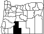 Map of Klamath Co. - 2.1 K