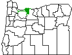 Hood River Co. map - 2.1 K
