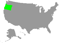 USA - Oregon map - 1.9 K